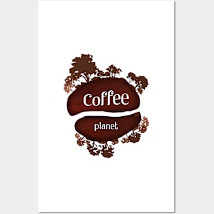 Welcome to the Coffee planet - I love Coffee Posters and Art